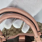 Gucci Sukey in tela GG e pelle rosa