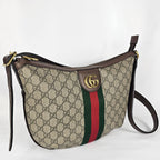 Gucci Ophidia GG Supreme Messenger Beige con Web Stripe