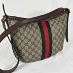 Gucci Ophidia GG Supreme Messenger Beige con Web Stripe