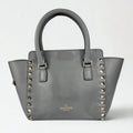 Valentino Garavani Rockstud Small Bag in pelle grigia