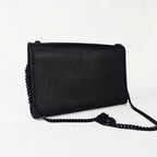 Saint Laurent Kate Medium – Borsa a Tracolla in Pelle Grain de Poudre Nera